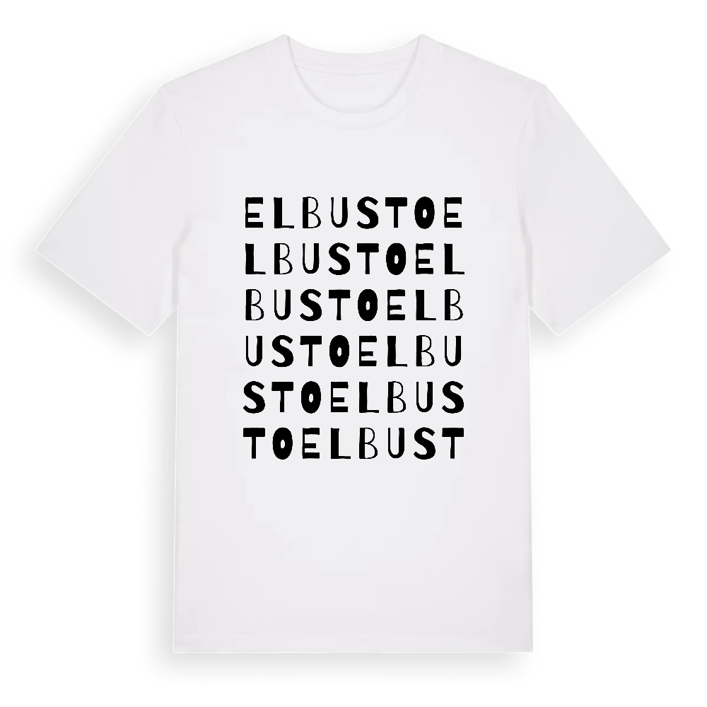 El Busto ordlek t-shirt – White, i miljö