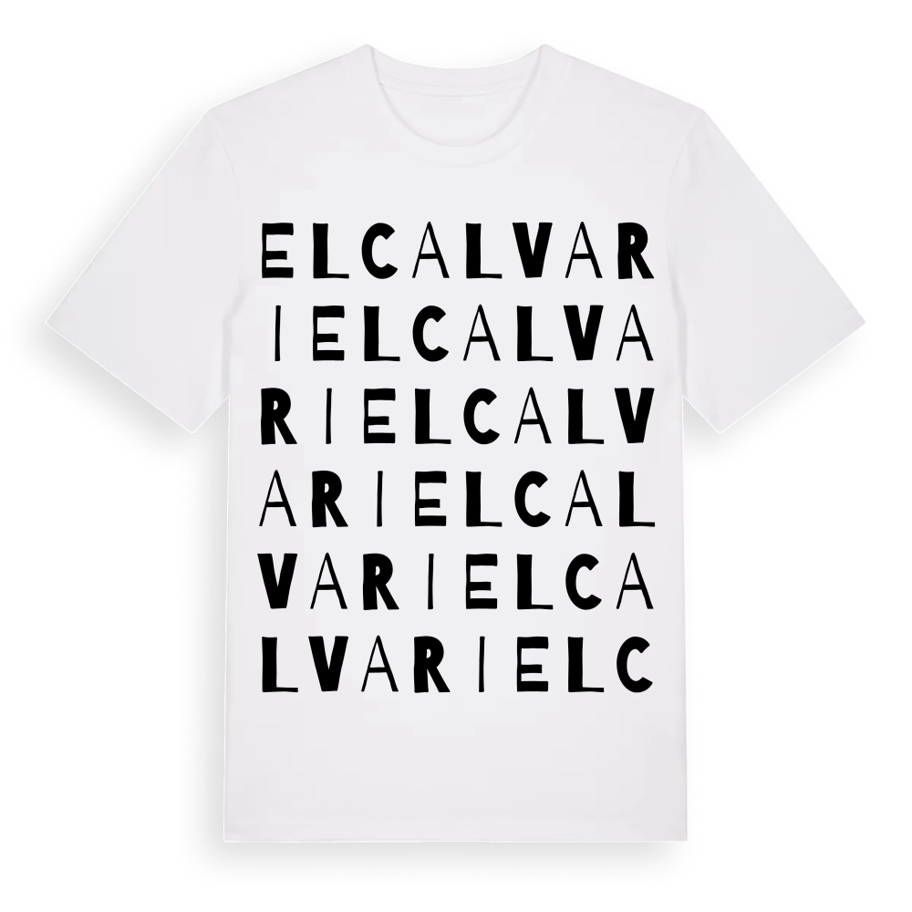 el Calvari ordlek t-shirt – White, i miljö