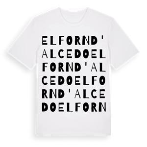 el Forn d'Alcedo ordlek t-shirt – ekologisk bomull t-shirt från Pinshirt