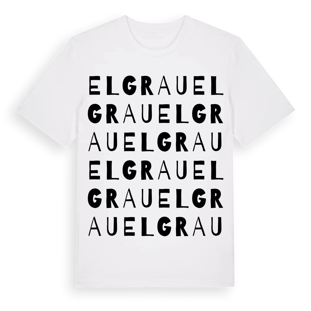el Grau ordlek t-shirt – White, i miljö