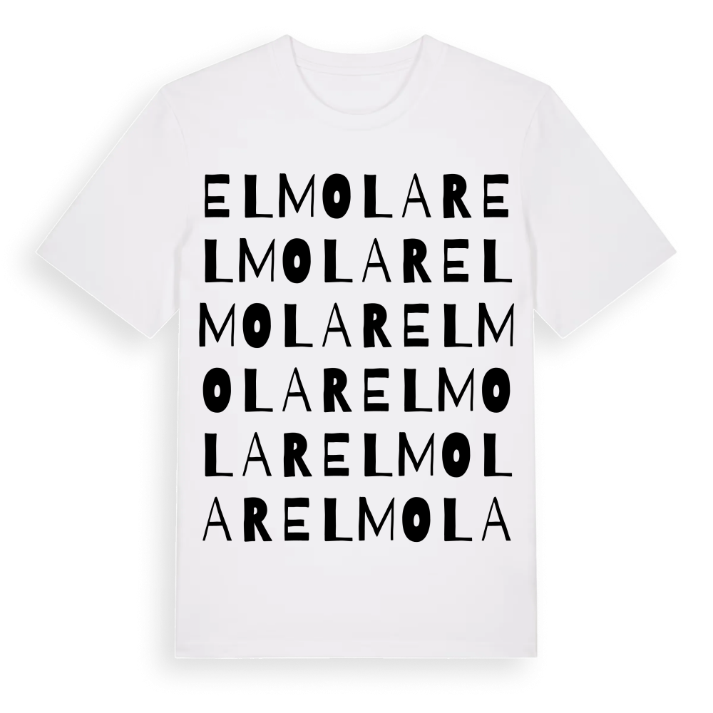 El Molar ordlek t-shirt – White, i miljö