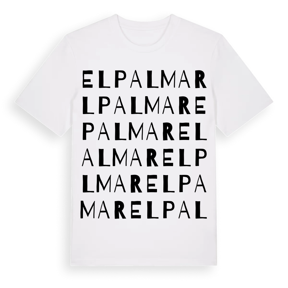 el Palmar ordlek t-shirt – White, i miljö