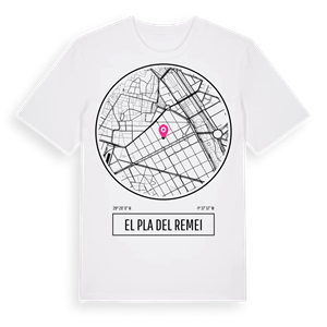 el Pla del Remei t-shirt – ekologisk bomull t-shirt från Pinshirt