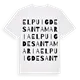 el Puig de Santa Maria ordlek t-shirt