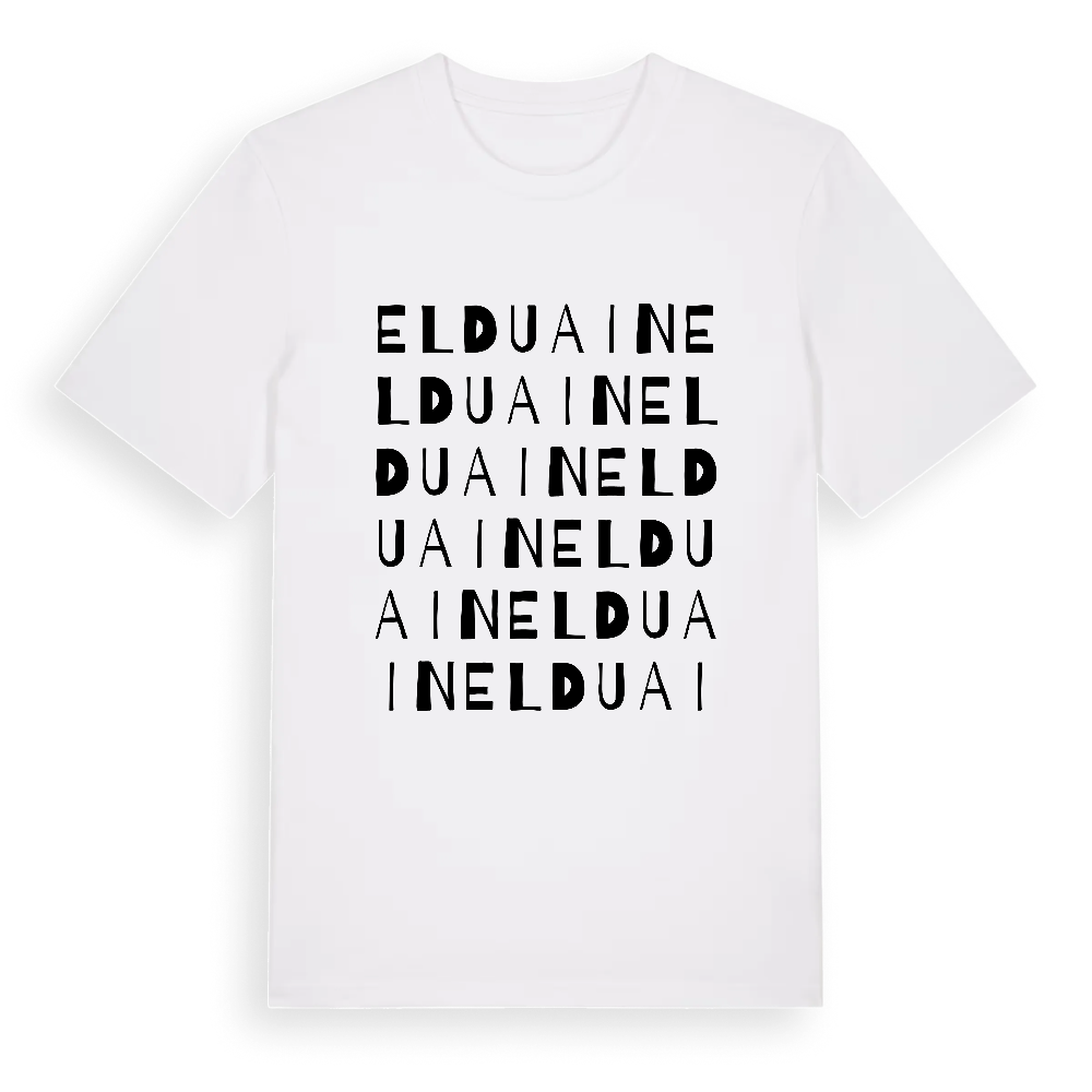 Elduain ordlek t-shirt – White, i miljö
