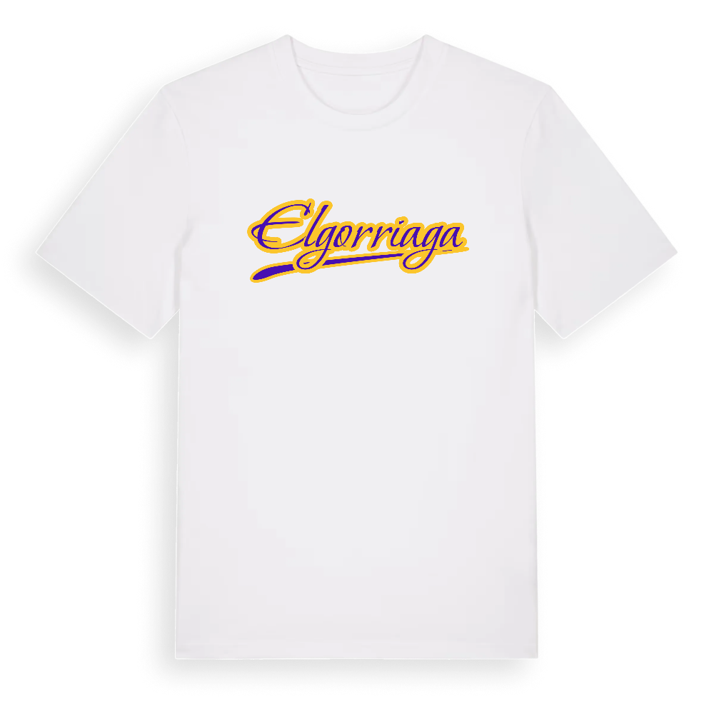 Elgorriaga baseball t-shirt – White, i miljö