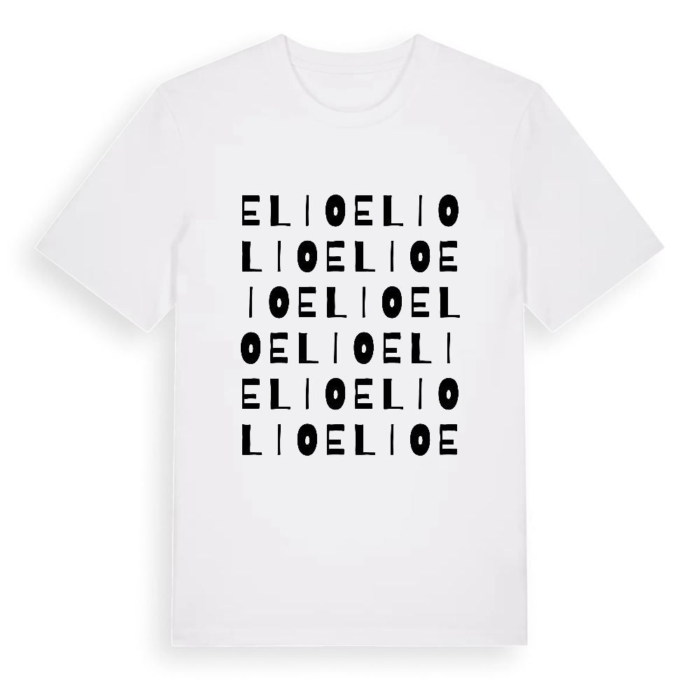 Elio ordlek t-shirt – White, i miljö
