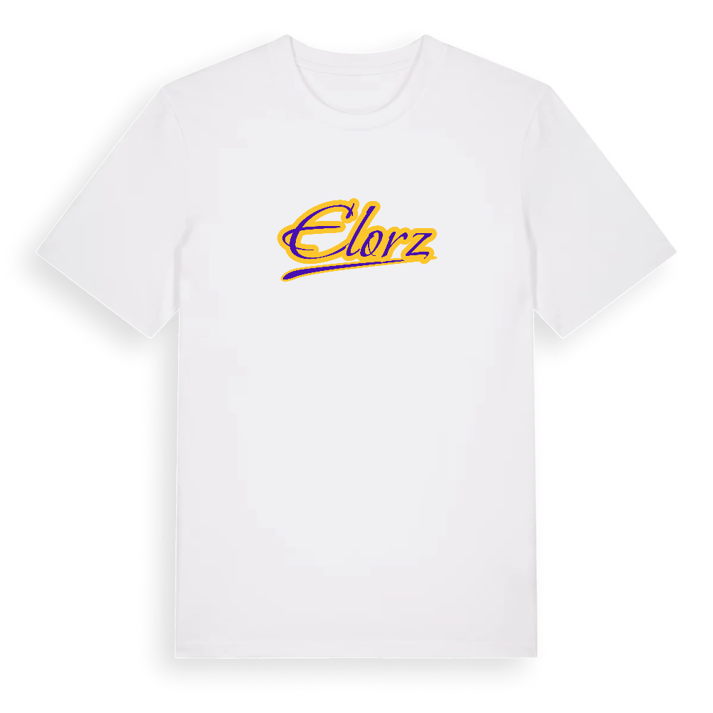 Elorz baseball t-shirt – White, i miljö