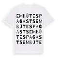 Embūtes pagasts ordlek t-shirt