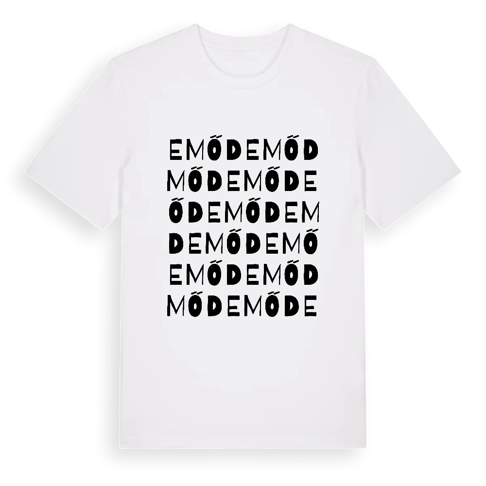 Emőd ordlek t-shirt – White, i miljö