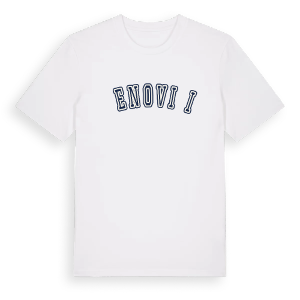 Đenovići college t-shirt – ekologisk bomull t-shirt från Pinshirt