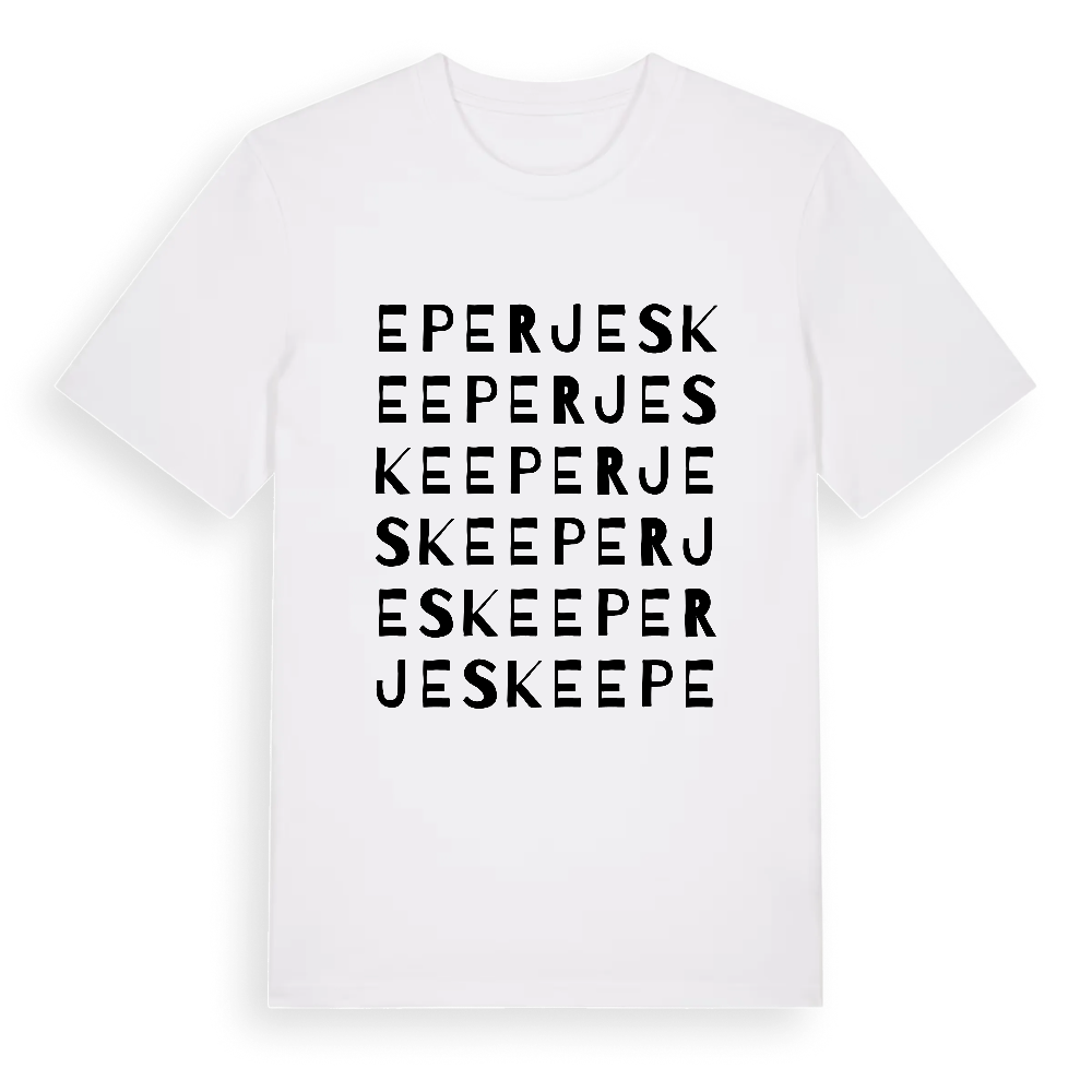 Eperjeske ordlek t-shirt – White, i miljö