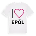 Jag älskar Epöl t-shirt stort tryck