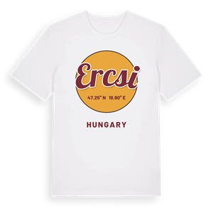 Ercsi cirkel t-shirt – ekologisk bomull t-shirt från Pinshirt