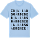 Blue Soul t-shirt med Erik-Larsgården ordlek t-shirt