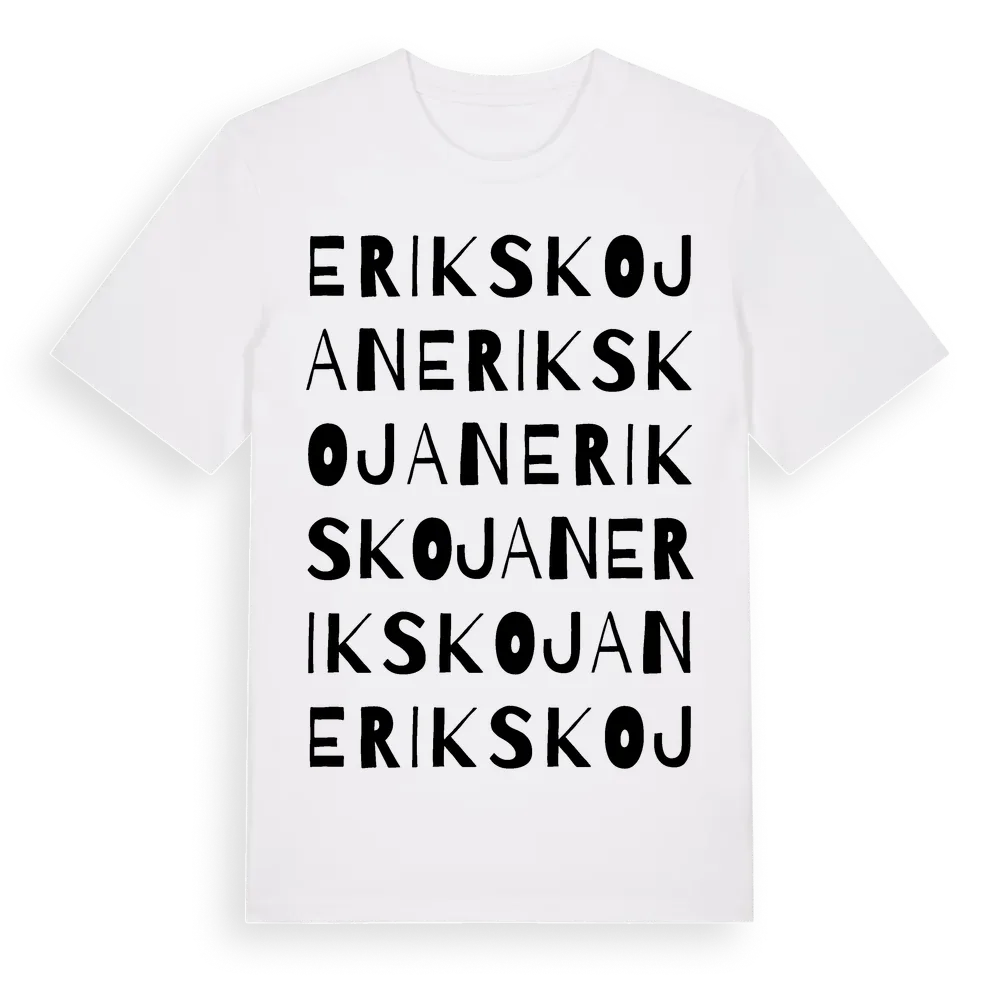 Erikskojan ordlek t-shirt i miljö