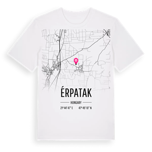 Érpatak karta t-shirt – ekologisk bomull t-shirt från Pinshirt