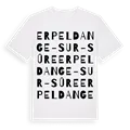 Erpeldange-sur-Sûre ordlek t-shirt