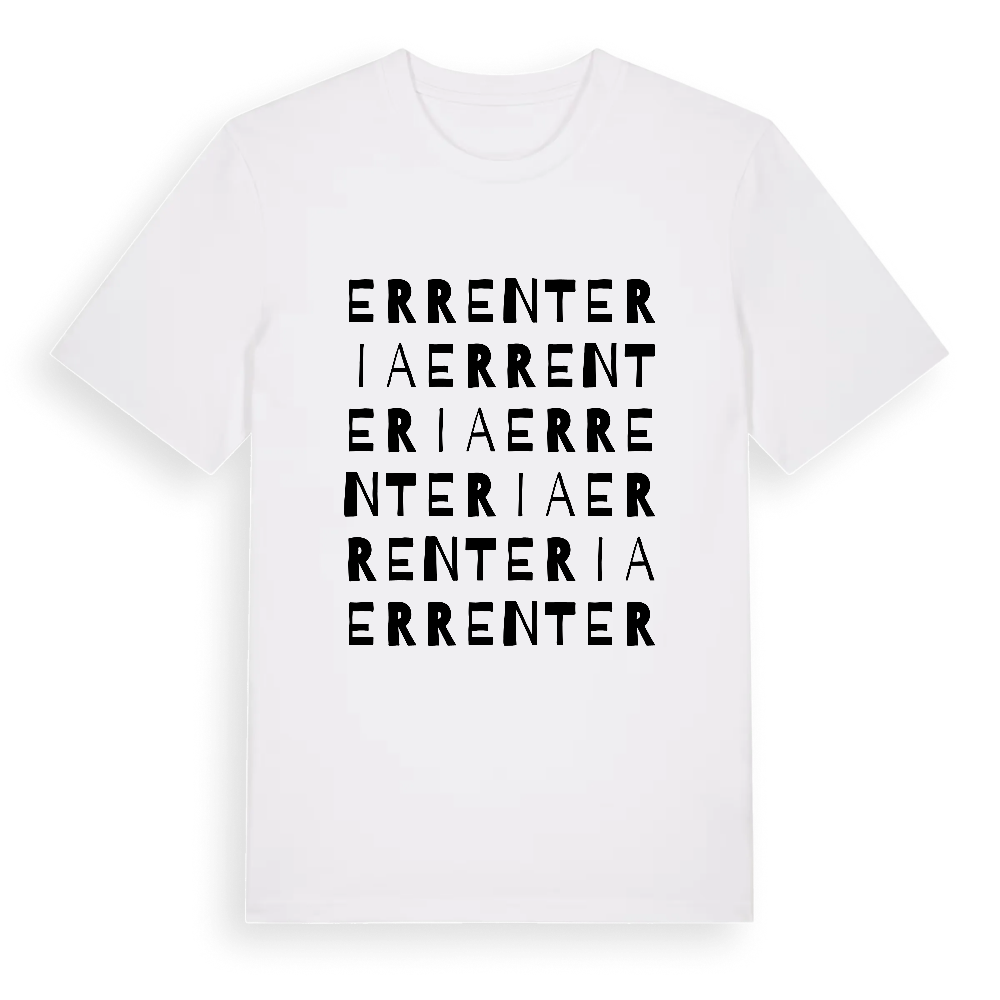 Errenteria ordlek t-shirt – White, i miljö