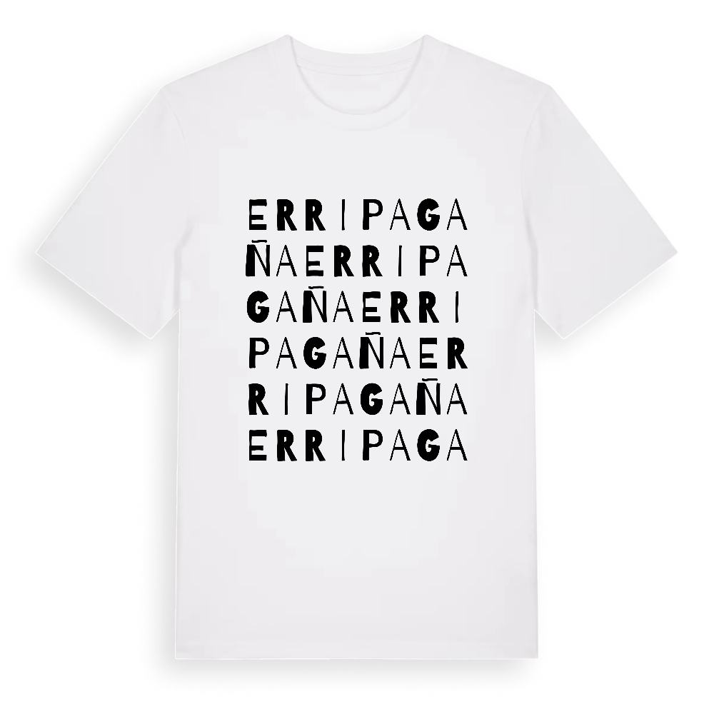 Erripagaña ordlek t-shirt – White, i miljö