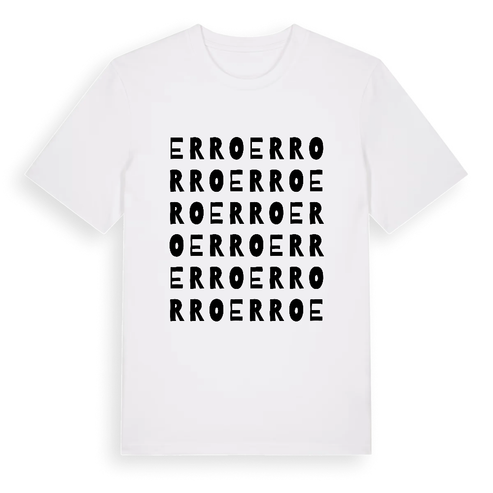 Erro ordlek t-shirt – White, i miljö