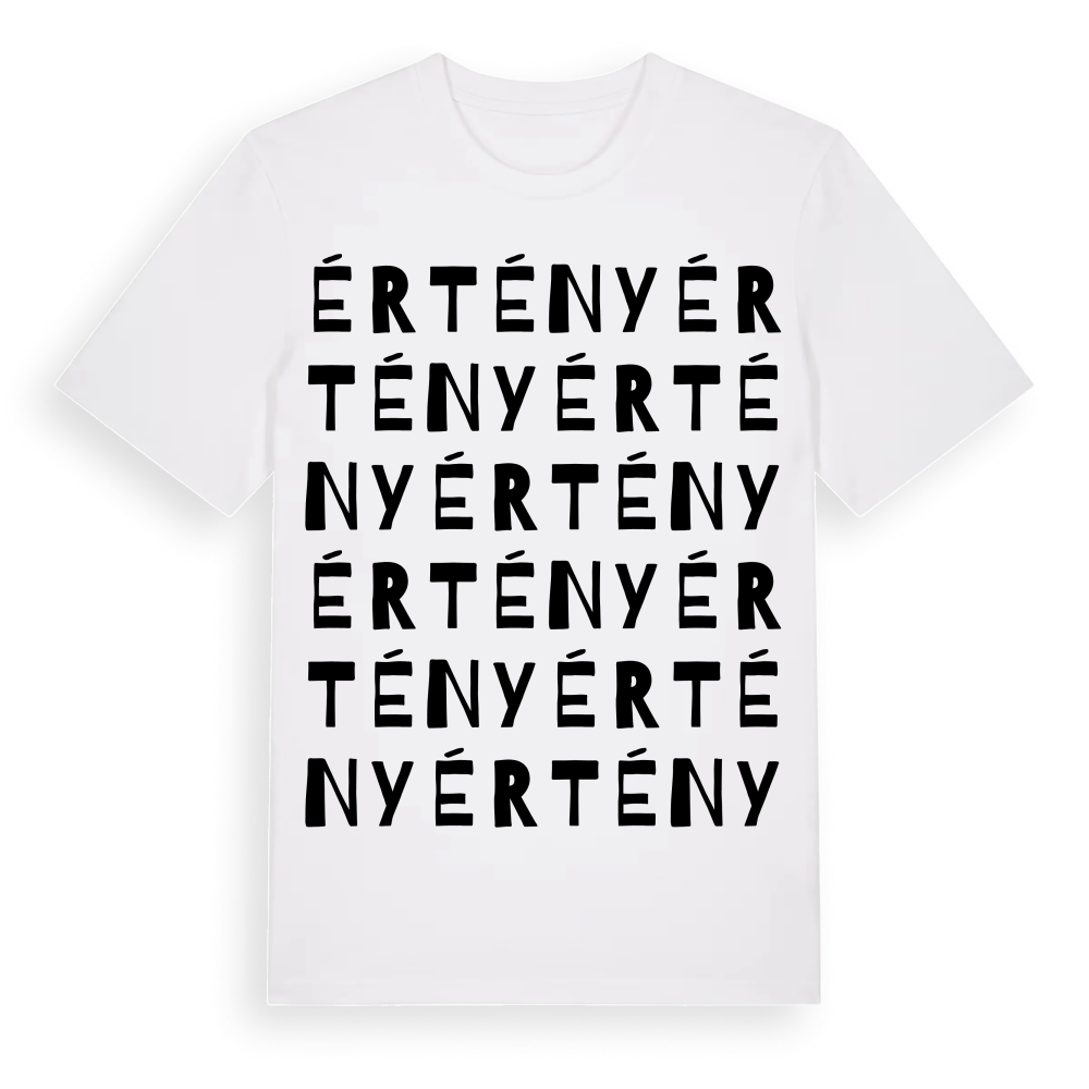 Értény ordlek t-shirt – White, i miljö