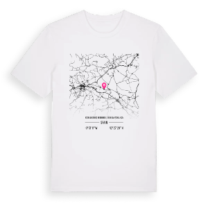 Estellerriko Erribera / Ribera Estellesa karta t-shirt – ekologisk bomull t-shirt från Pinshirt
