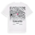 Észak-Alföld karta t-shirt