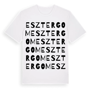 Esztergom ordlek t-shirt – ekologisk bomull t-shirt från Pinshirt