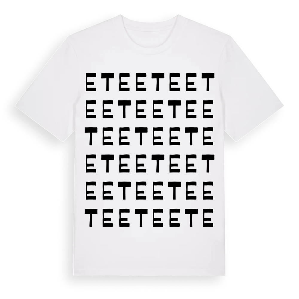 Ete ordlek t-shirt – White, i miljö