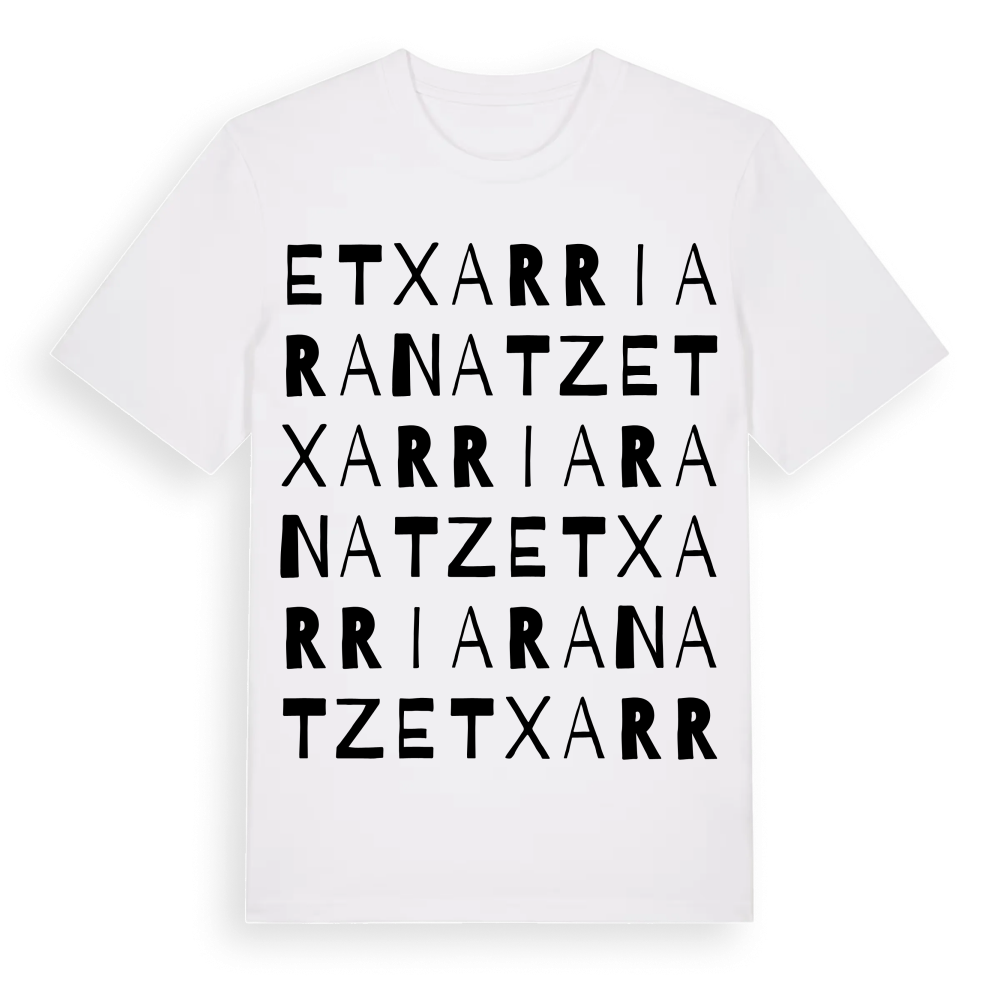 Etxarri Aranatz ordlek t-shirt – White, i miljö