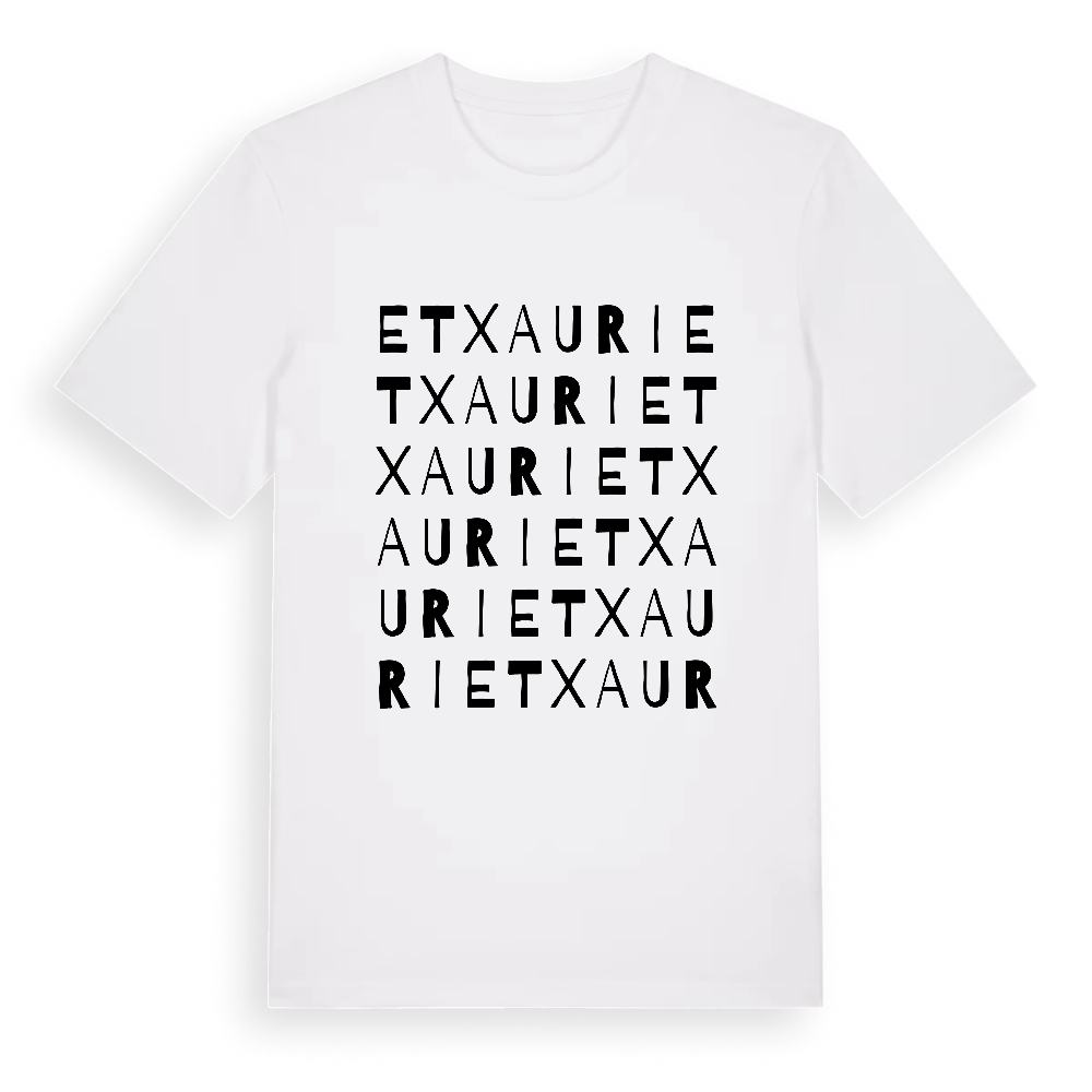 Etxauri ordlek t-shirt – White, i miljö