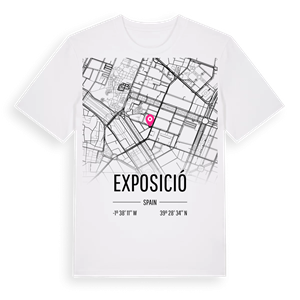 Exposició karta t-shirt – ekologisk bomull t-shirt från Pinshirt