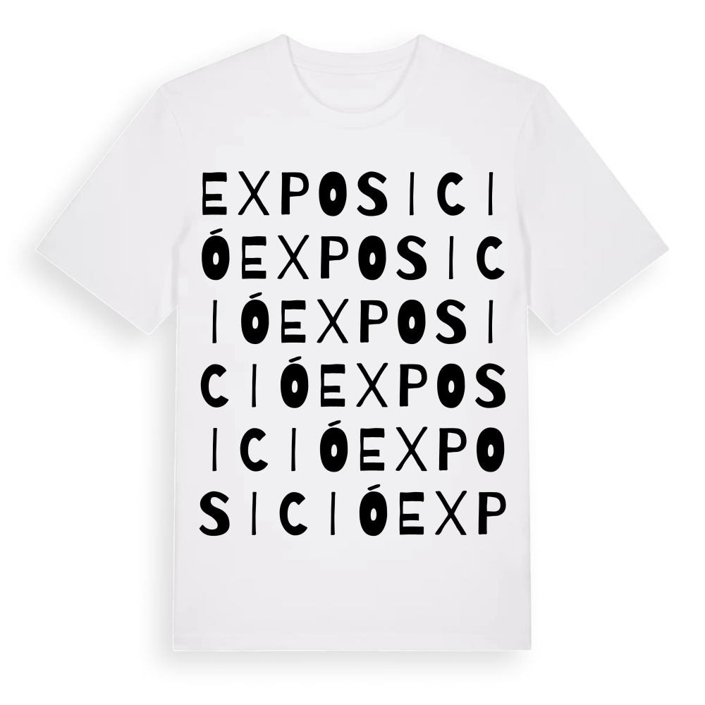 Exposició ordlek t-shirt – White, i miljö