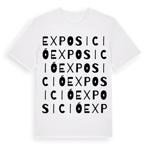 Exposició ordlek t-shirt – ekologisk bomull t-shirt från Pinshirt