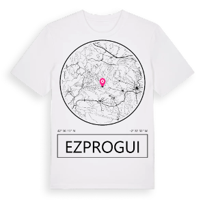 Ezprogui t-shirt – ekologisk bomull t-shirt från Pinshirt