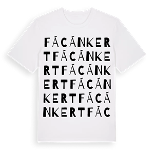 Fácánkert ordlek t-shirt – ekologisk bomull t-shirt från Pinshirt