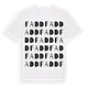 Fadd ordlek t-shirt
