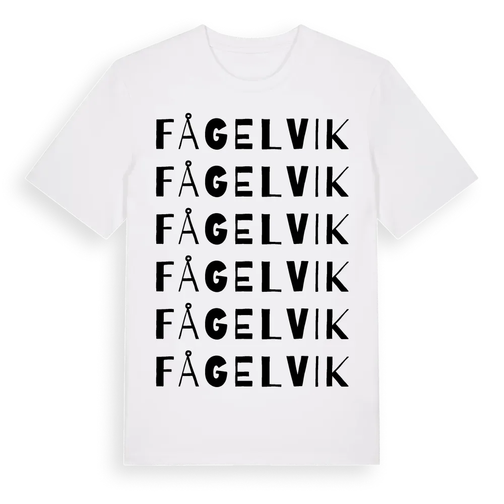 Fågelvik ordlek t-shirt i miljö