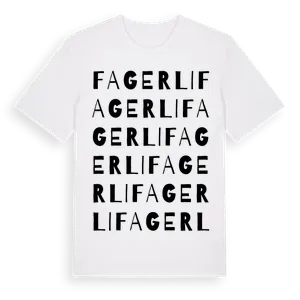Fagerli ordlek t-shirt – ekologisk bomull t-shirt från Pinshirt