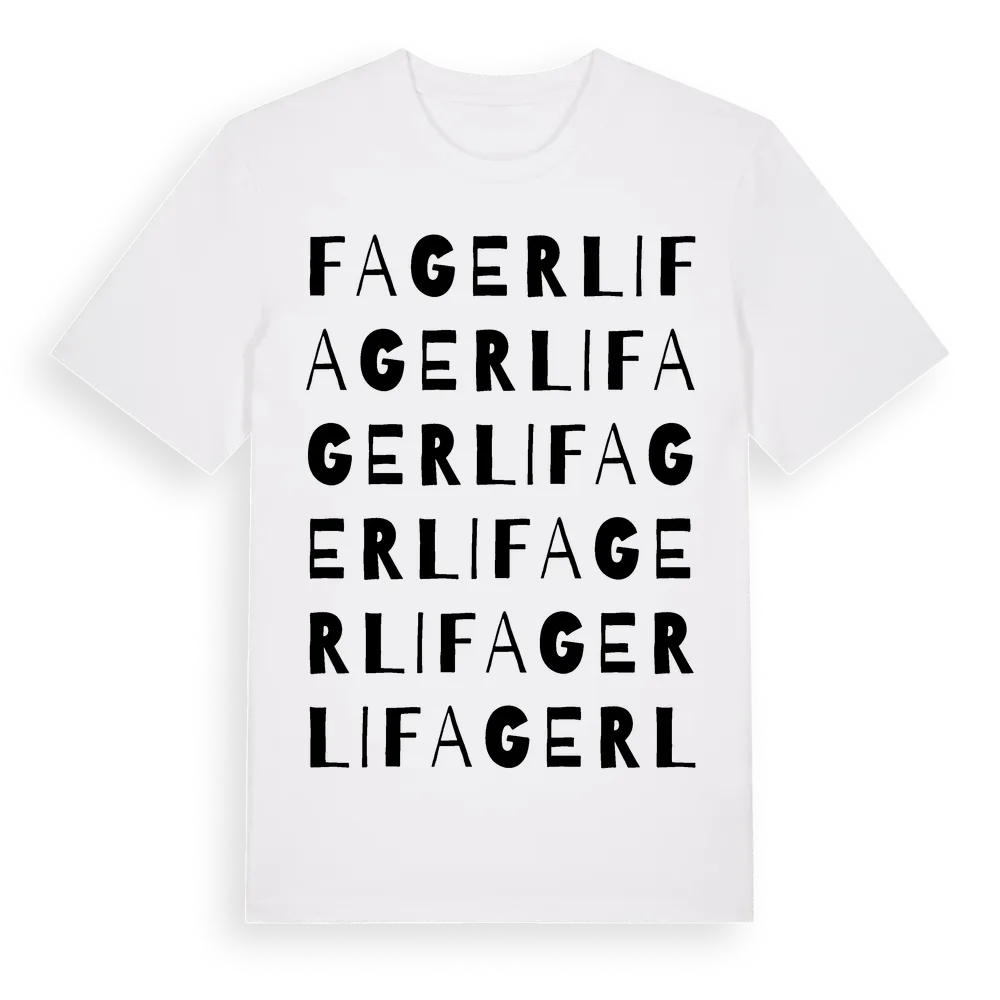 Fagerli ordlek t-shirt i miljö