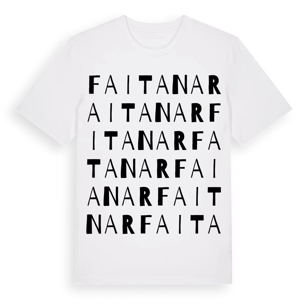 Faitanar ordlek t-shirt – White, i miljö