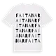 Faitanar ordlek t-shirt