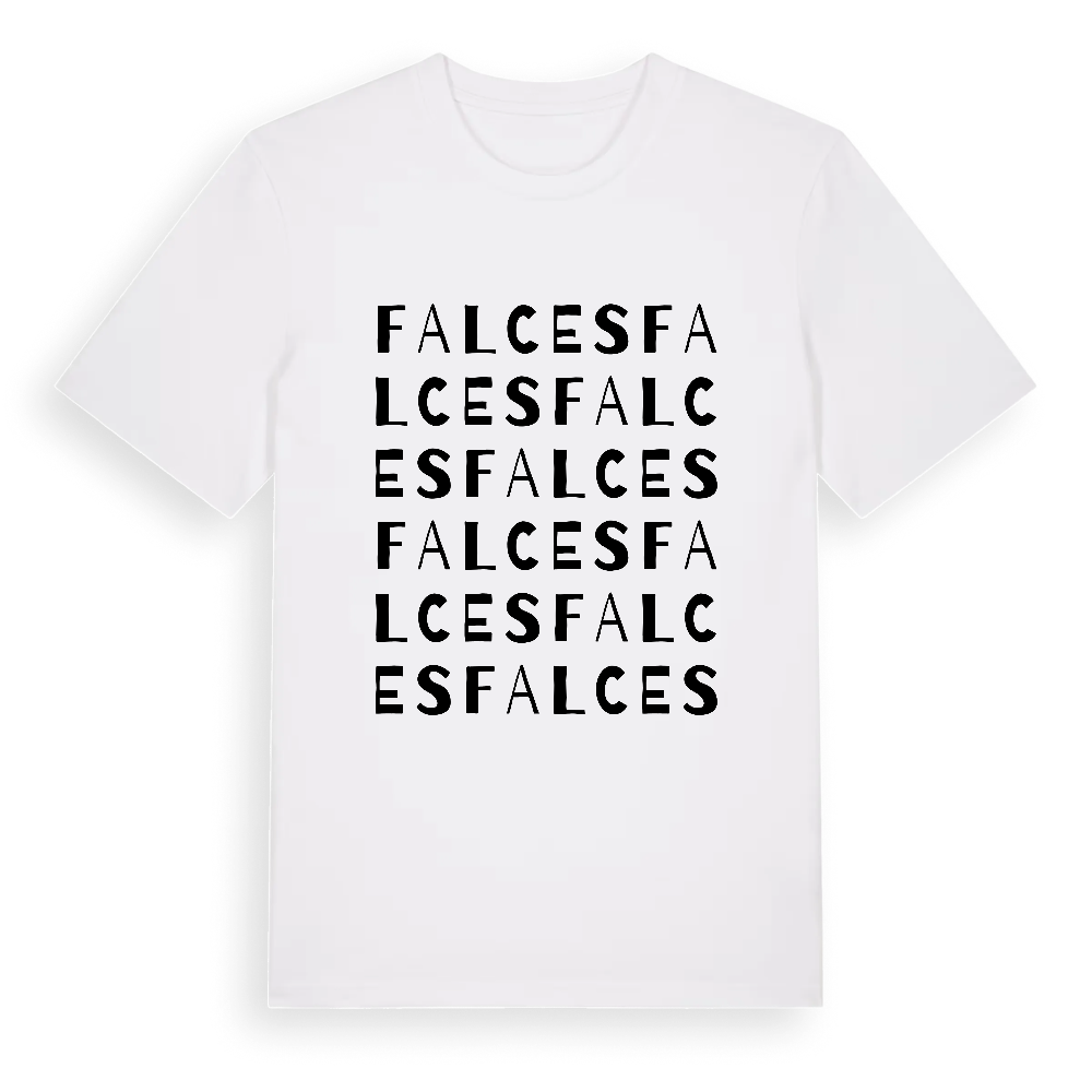 Falces ordlek t-shirt – White, i miljö