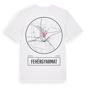 Fehérgyarmat t-shirt – ekologisk bomull t-shirt från Pinshirt