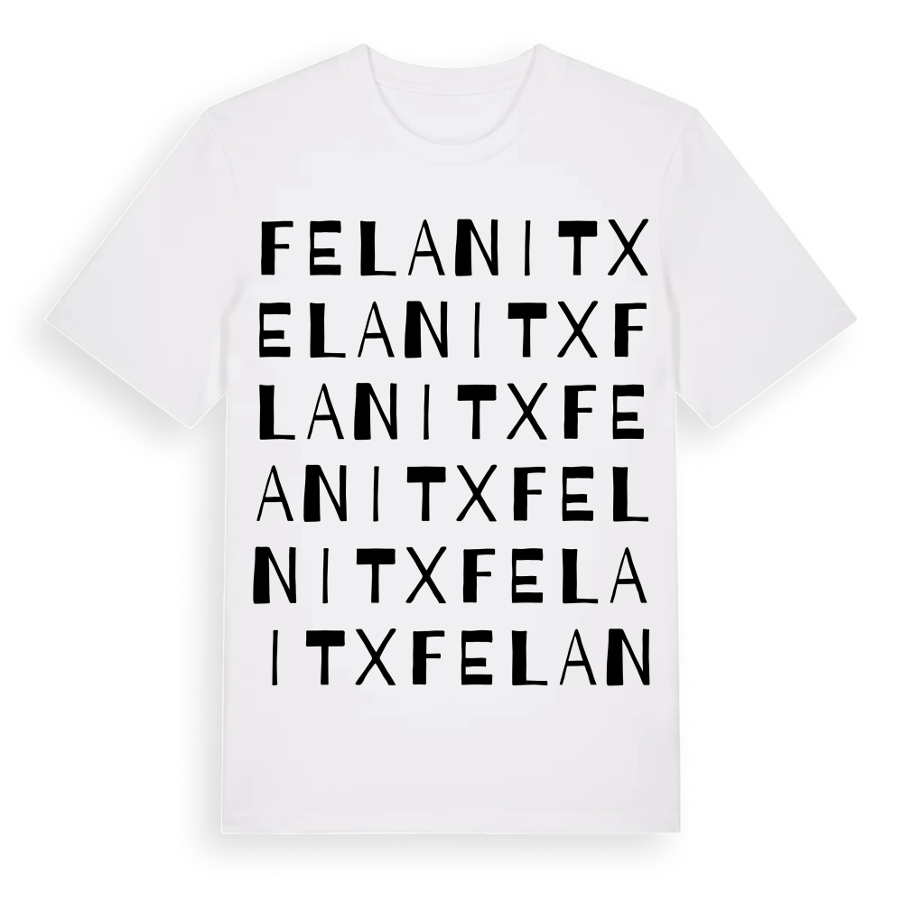 Felanitx ordlek t-shirt – White, i miljö