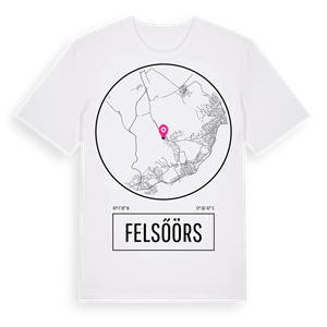 Felsőörs t-shirt – ekologisk bomull t-shirt från Pinshirt