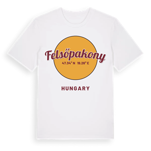 Felsőpakony cirkel t-shirt – ekologisk bomull t-shirt från Pinshirt