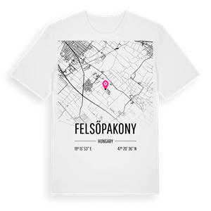 Felsőpakony karta t-shirt – ekologisk bomull t-shirt från Pinshirt
