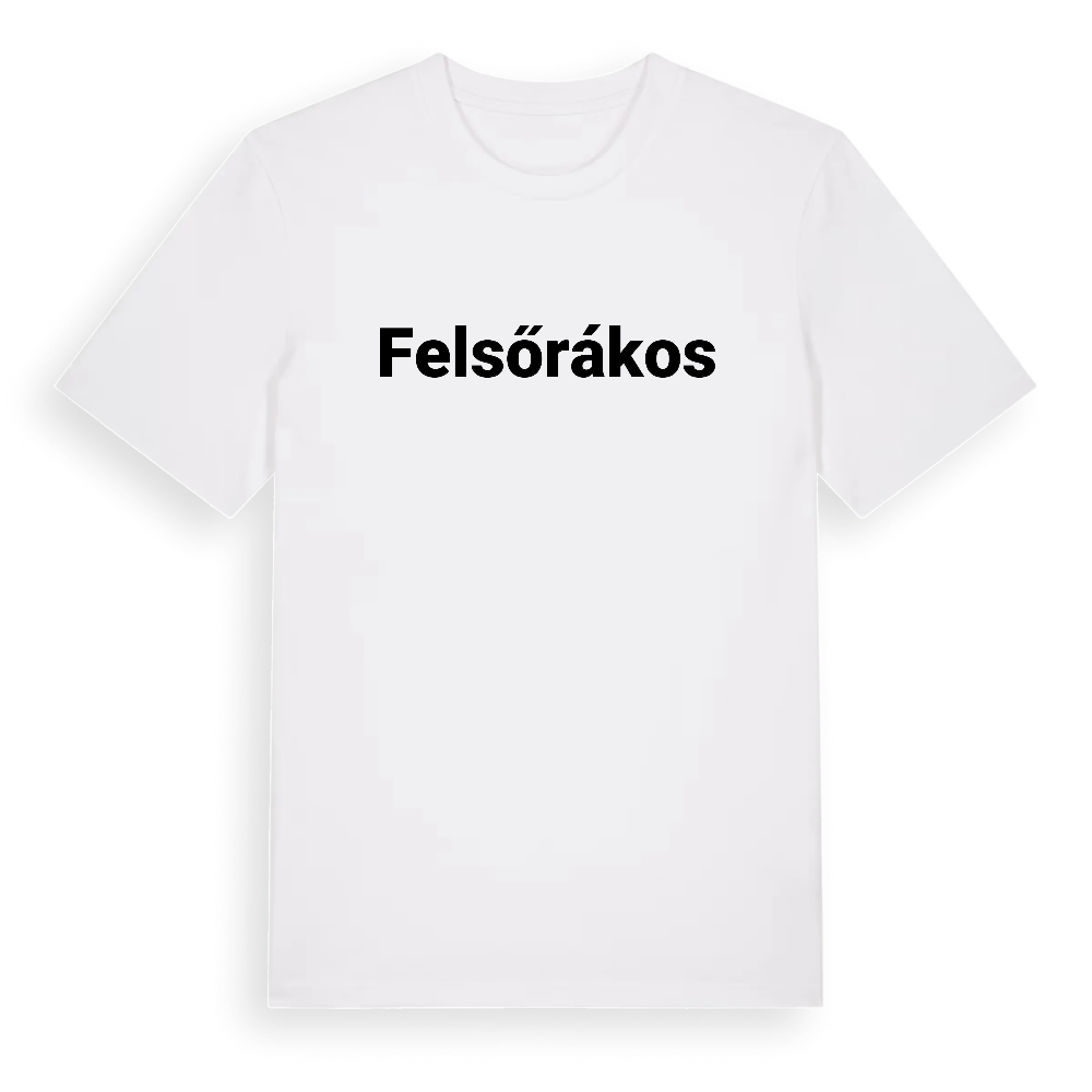 Felsőrákos fetstil t-shirt – White, i miljö